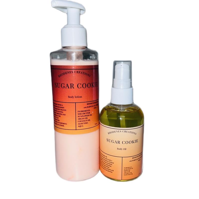 Sugar cookie body lotion & body oil