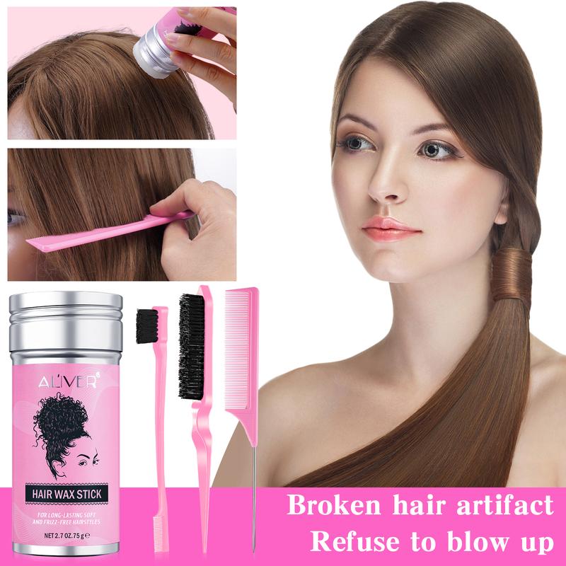 Aliver Hair Wax Stick Set for Long-lasting Soft and Frizzy Hairstyles Gel Haircare