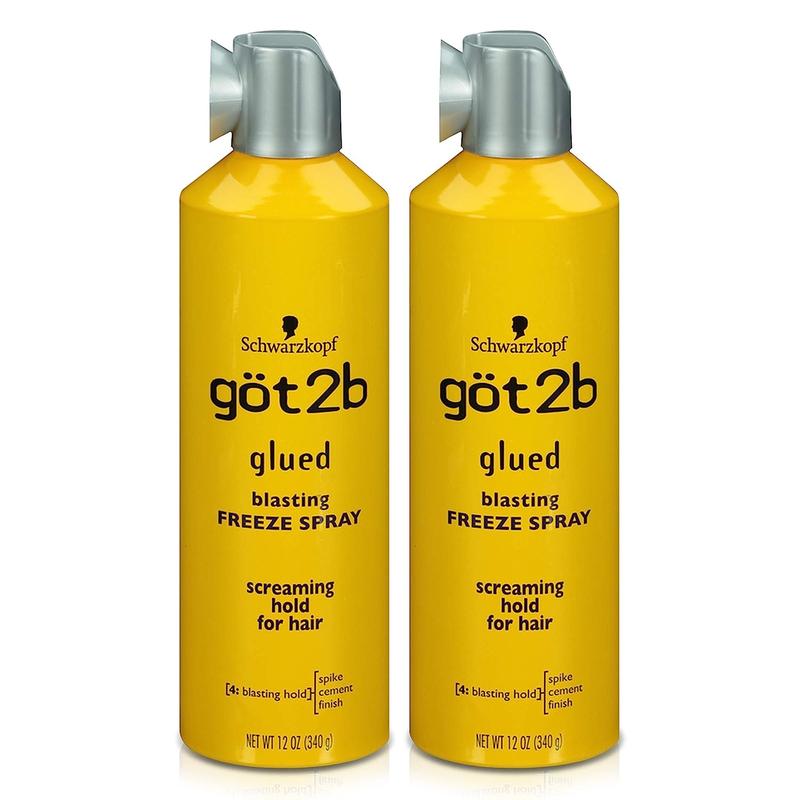 Got2b Glued Blasting Freeze Hairspray, 12 oz, Pack of 2