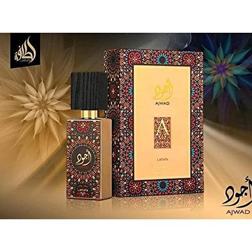 Lattafa Ajwad Eau De Parfum Spray for Unisex, 2.0 Ounce Perfume Fragrance perfume gift