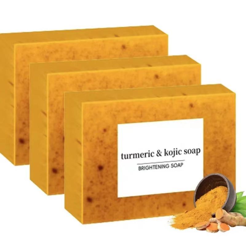 Turmeric Kojic Face and Body Soap - All Natural Skincare for Daily Use - Lemon