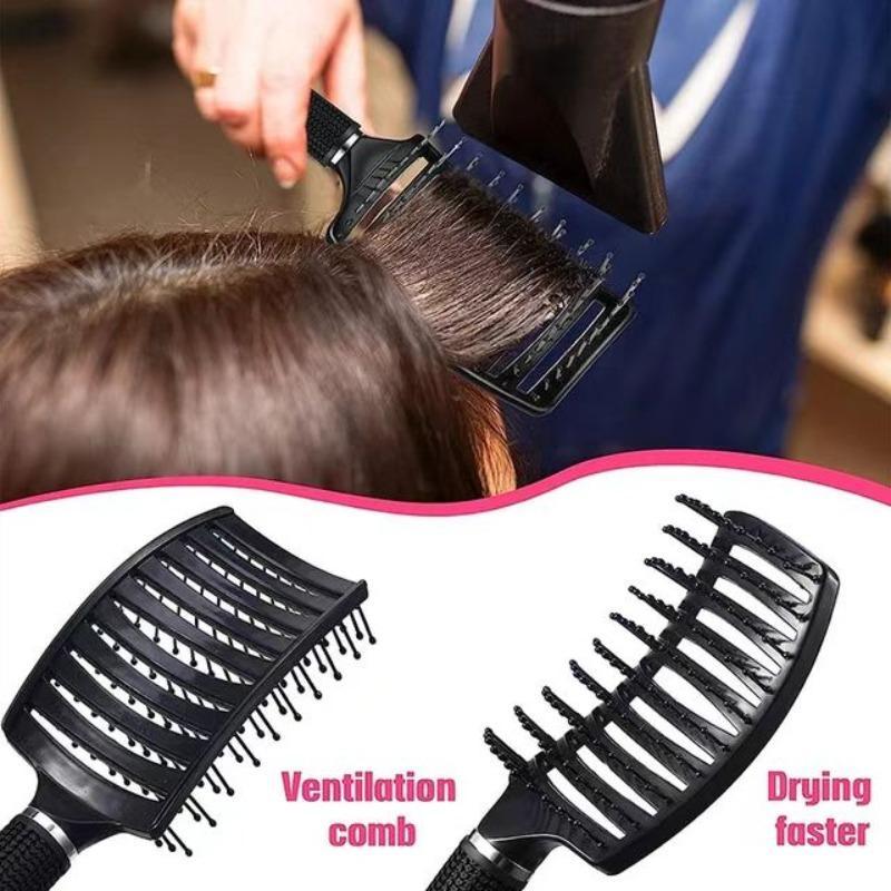 Hair Styling Comb, Hairdressing Comb, Scalp Massage Comb, Curly Hair Detangling & Styling Tool, Heatless Hair Styling Tool for Men & Women