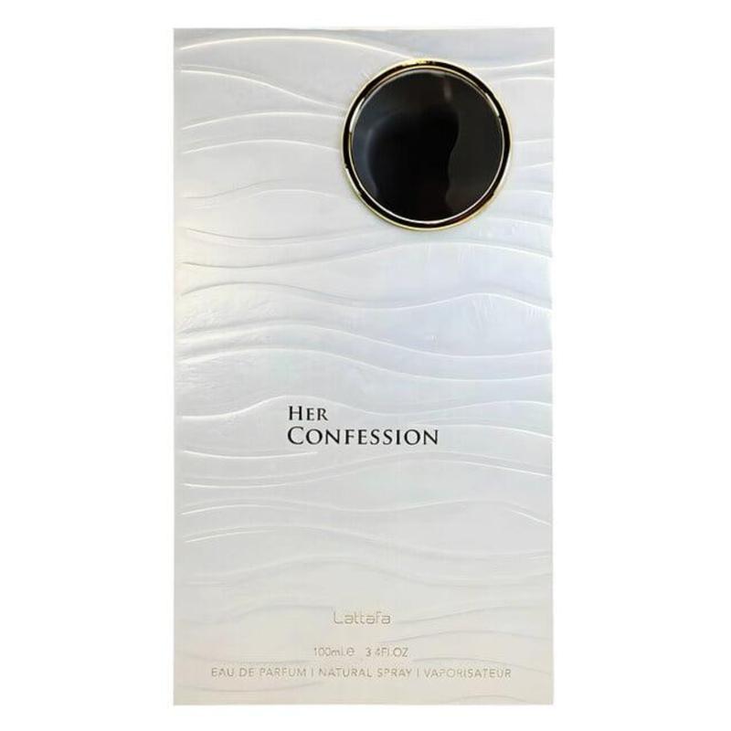 Lattafa Her Confession for Women Eau de Parfum Spray, 3.4 Ounce