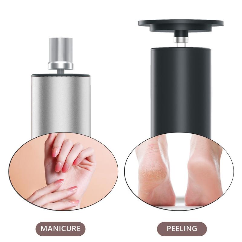 2 in 1 Electric Feet Callus Remover,Rechargeable Electric Grinder for Foot File and Nail,Portable Foot File Grinder Tool, Dead Dry Crack Skin Calluses, Pedicure Tools Feet Scrubber Dead Skin Foot Care,Home & Nail Salon Pedicure Care Tool,Christmas Gift