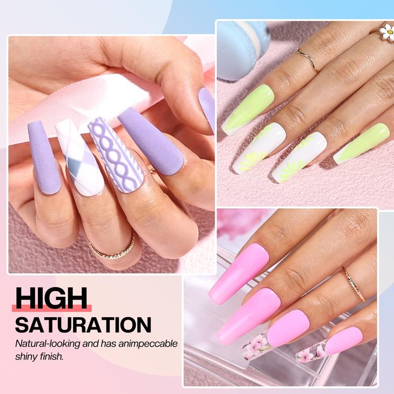 MOROVAN 48 Colors Dip Powder Nail Kit: All-in-One Dip Nails Powder Starter Kit With Top & Base Coat Activator 20 Dip Powder Colors Long-lasting Dip Powder Kit DIY at Home