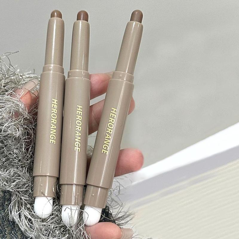 Double-ended Contour Pen with Brush, 3 Counts set Long Lasting Makeup Pen for Highlighting Contouring Concealing, Shadow Drawing Makeup Stick for Women