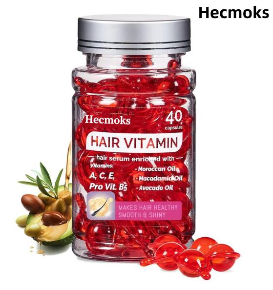 HECMOKS Hair Treatment Serum with Argan, Macadamia, Avocado Oils - Hydrates, Smoothes & Repairs Haircare Comfort