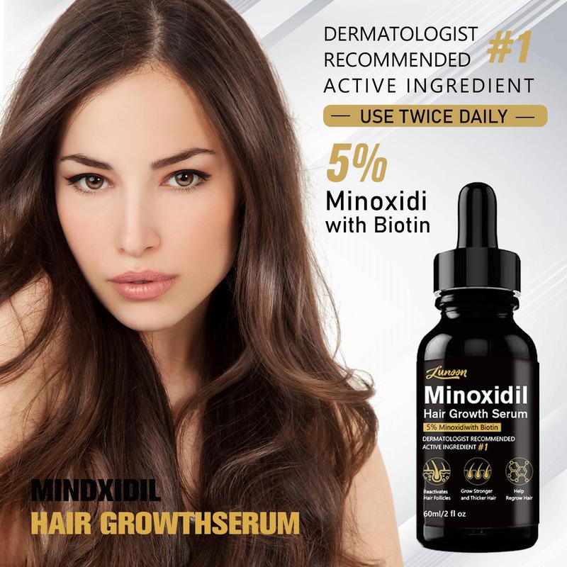 5% Minoxidil Serum, 1 Box 2 Boxes Hair Strengthening Serum, Scalp Care Product for Men & Women, Hair Care Product for Daily Use