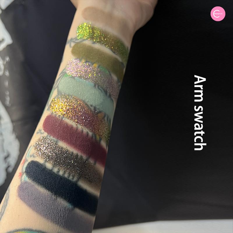 Shellwe Makeup x freya86 Collaboration Somber Garden Prismatic Chameleon Eyeshadow Palette