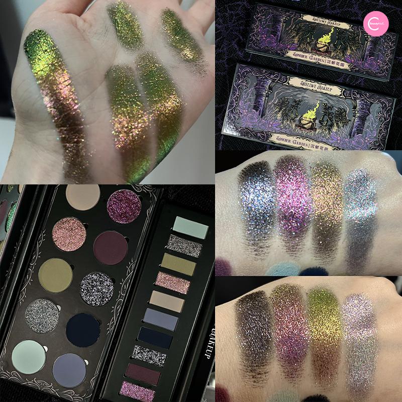 Shellwe Makeup x freya86 Collaboration Somber Garden Prismatic Chameleon Eyeshadow Palette