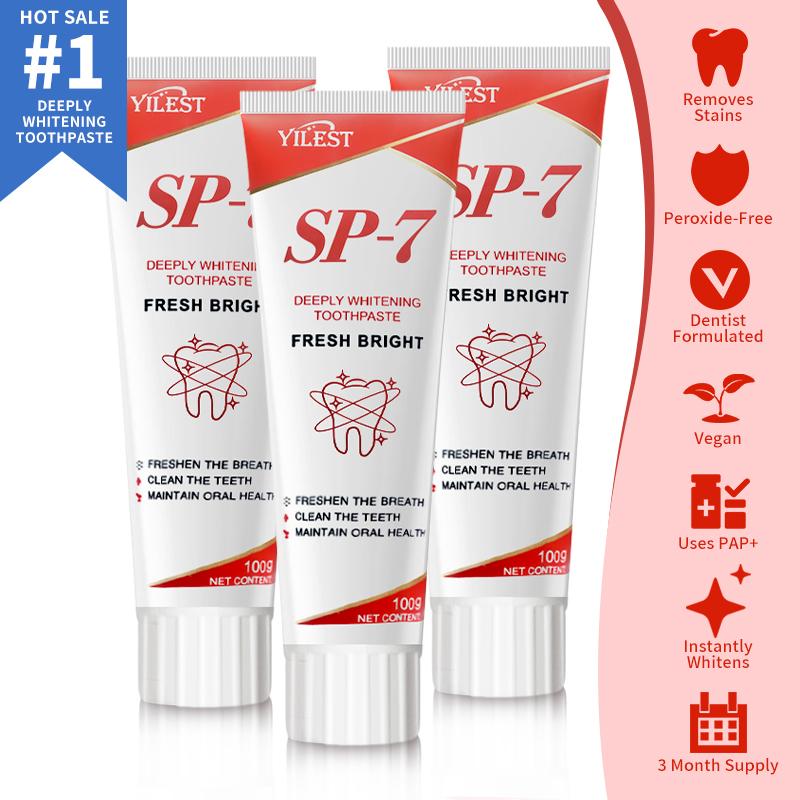 Yilest SP-7 [Triple Whitening] Probiotic Whitening Toothpaste,Oral Health,brighten toothpaste Cleansing