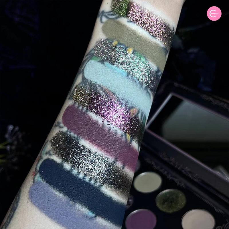 Shellwe Makeup x freya86 Collaboration Somber Garden Prismatic Chameleon Eyeshadow Palette