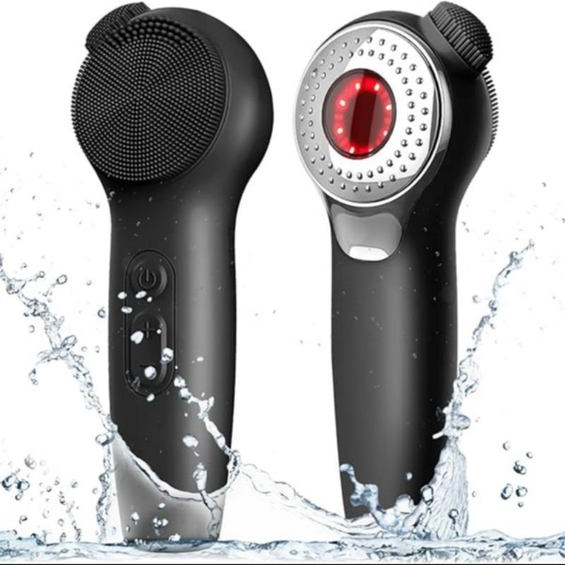 Waterproof Electric Facial Cleansing Brush, 1 Count Rechargeable Facial Skin Care Brush, Deep Cleansing Facial Massage Brush for Men & Women