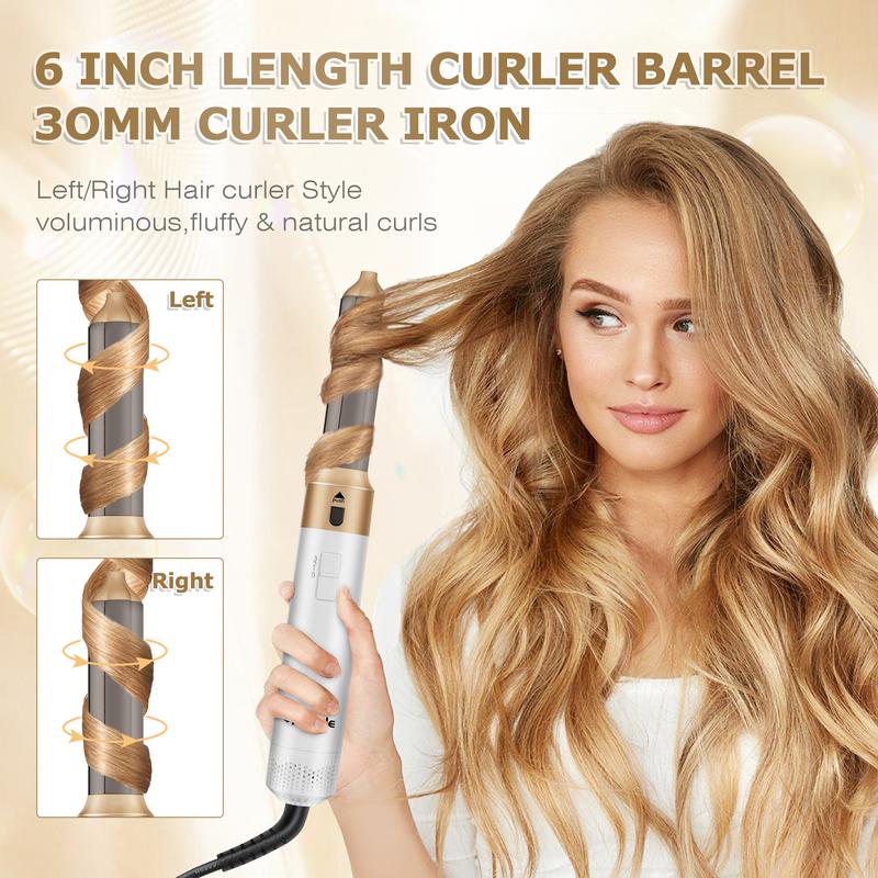 5 in 1 Hair dryer Hot Air Brush Styling Tool Summer Powerful Soft hair care -Curling iron set Hair dryer system with hair measure Hair dryer brush, smoothing brush, curling brush - Hair curler Shaper - Intelligent thermal control, detachable multi shaper