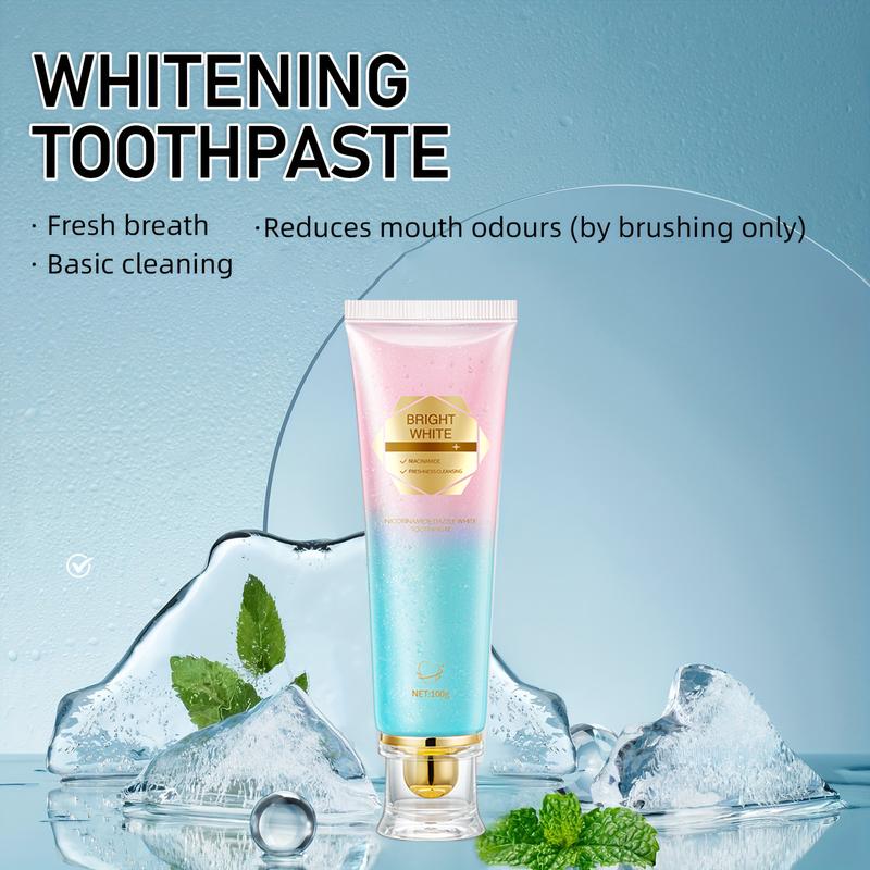 Niacinamide Intensive Whitening Toothpaste,Niacinamide Whitening Toothpaste,Remove Tooth Stains, Fresh Breath Oral Daily Sensitive Sensitive Sensitive