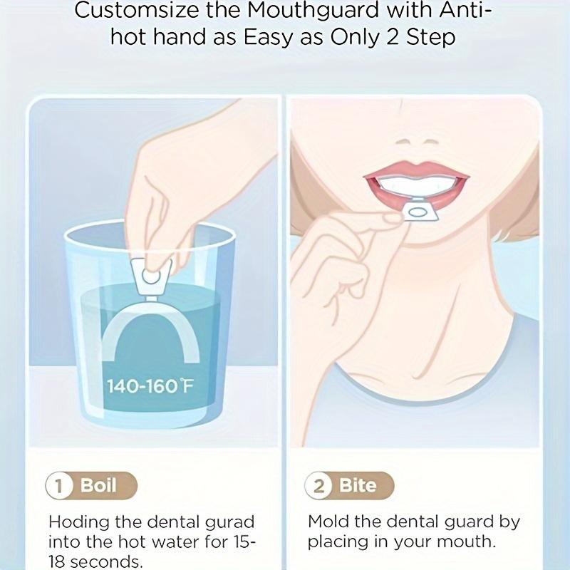 2PCs Dental Tooth Protector: Stop Grinding Teeth and Gnash Teeth, Protect Teeth When Sleeping!