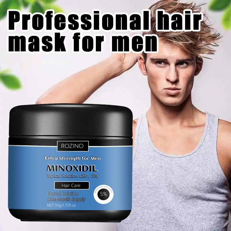 Men's Extra Strength Hydrating Hair Mask, Moisturizing Hair Mask for Split Ends, Frizz Hair, Reducing Heat, Sun, Colouring Damage, Christmas Gift