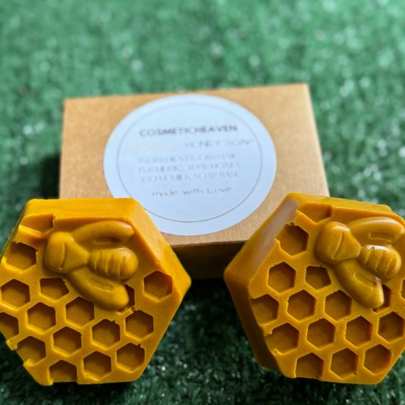 TURMERIC HONEY LEMON MIRACLE SOAP SKIN REPAIR, DARK SPOT REMOVAL , ECZEMA TREATMENT , HYPERPIGMENTATION