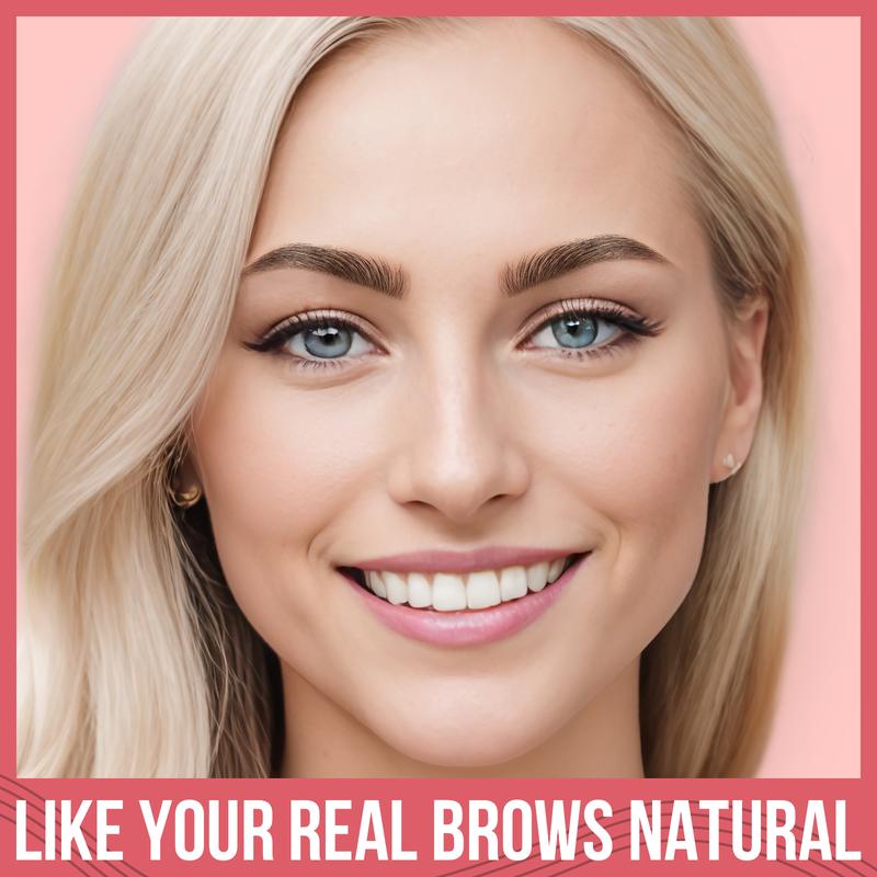 iMethod Microblading Eyebrow Pen - Natural Brow Pen, Eyebrow Pencil Magical Upgraded Eye Brow Pencils for Women with 4 Fork Tip & Spoolie Brush for Natural-Looking Hair-Like Defined Brows, Last All-Day