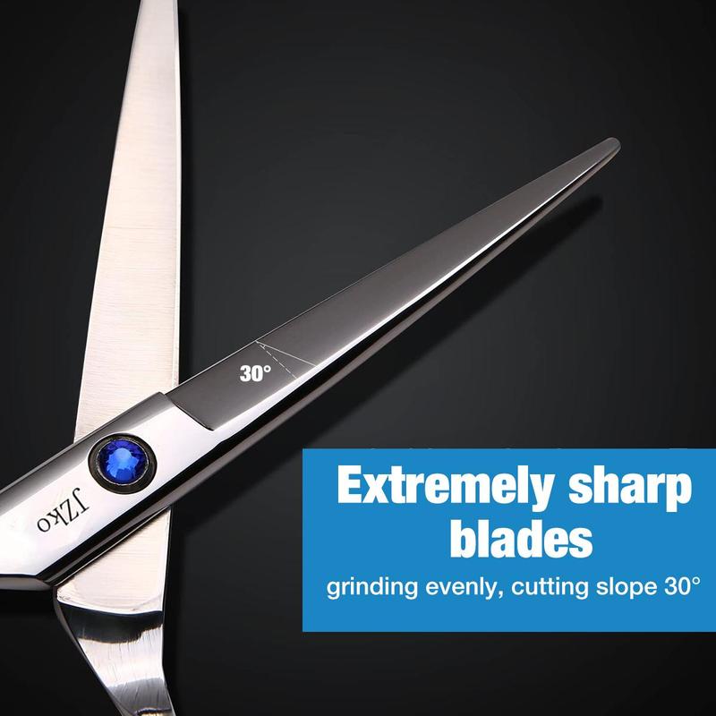 Professional Hair Cutting Scissors Hair Cutting Tool, Salon Hair Cutting Shears with Rubber Handle, Hand Sharpened Hair Cutting Tools Barber Scissors, Birthday Gifts, Christmas, Christmas Gift