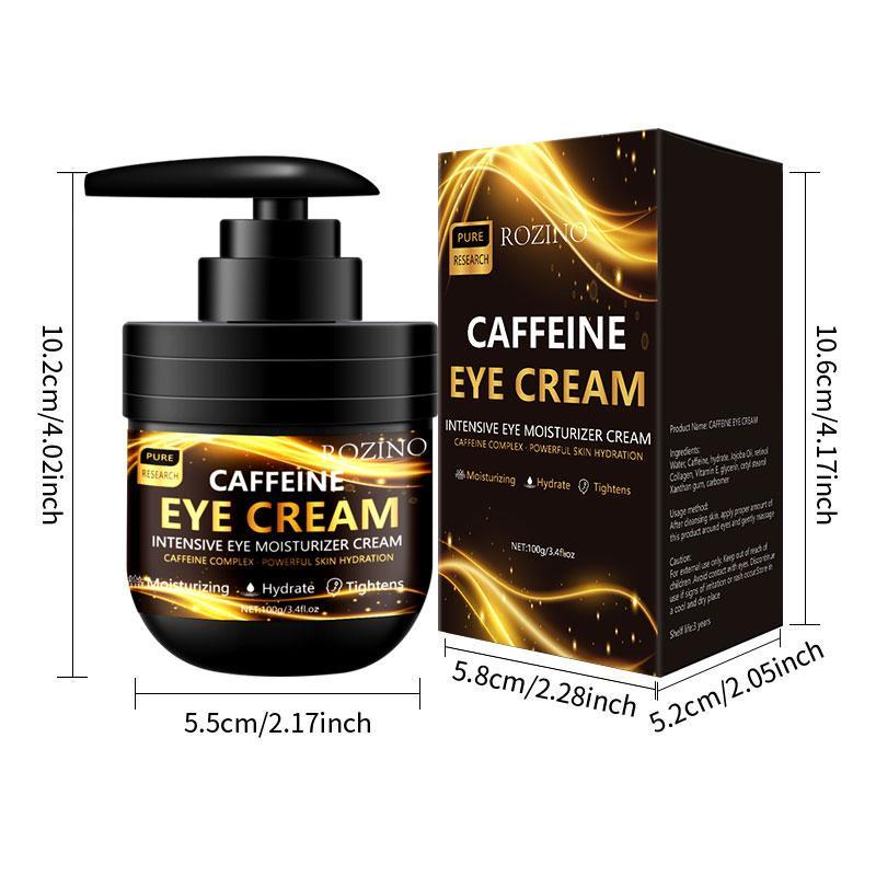 Caffeine Eye Cream, Moisturizing Eye Cream, Lifting and Firming Eye Cream, Eye Care Product for Women & Men Daily Use