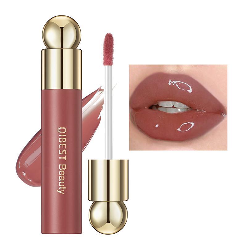 Long-lasting Mirror Lip Gloss, Tinted Moisturizing Liquid Lip Balm, Glossy Lip Oil, Plumping Lipstick for All Occasions Makeup, Hydrating Daily Lip Cosmetic, Lighter Lipstick