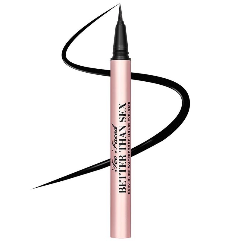 Too Faced Better Than Sex Easy Glide Waterproof Smudgeproof 24 hour Long Wear Liquid Eyeliner