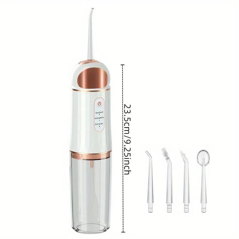 Portable Rechargeable Water Flosser, 1 Box Cordless Oral Irrigator & Accessories for Fall, Oral Care Tool for Women & Men Home & Travel Use, Ideal Gift for Halloween & Christmas, Christmas Gift, Winter Gift