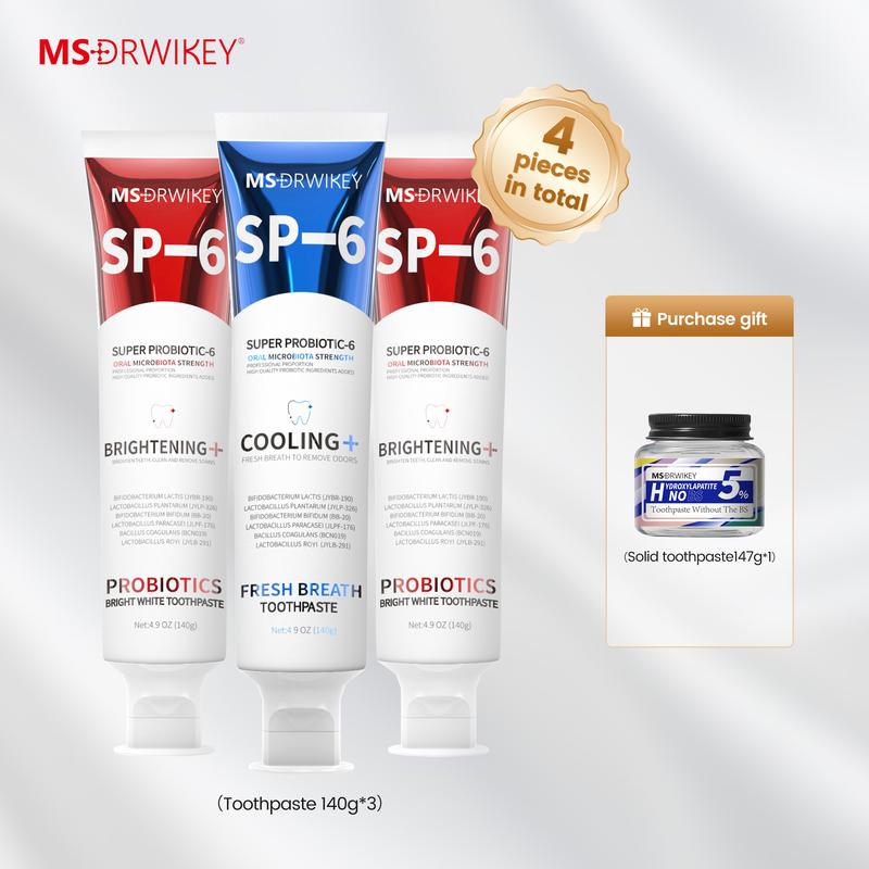 MSDRWIKEY Christmas Limited-Time Offer: Buy 3 Toothpastes, Get 1 Free! Choose Your Perfect Combination to Suit Your Needs!