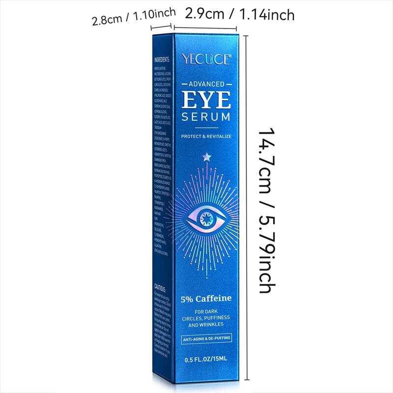 Caffeine Eye Serum, 1 Box Moisturizing Eye Care Stick, Eye Care Product for Women & Men, Daily Skincare Product for Eye Skin