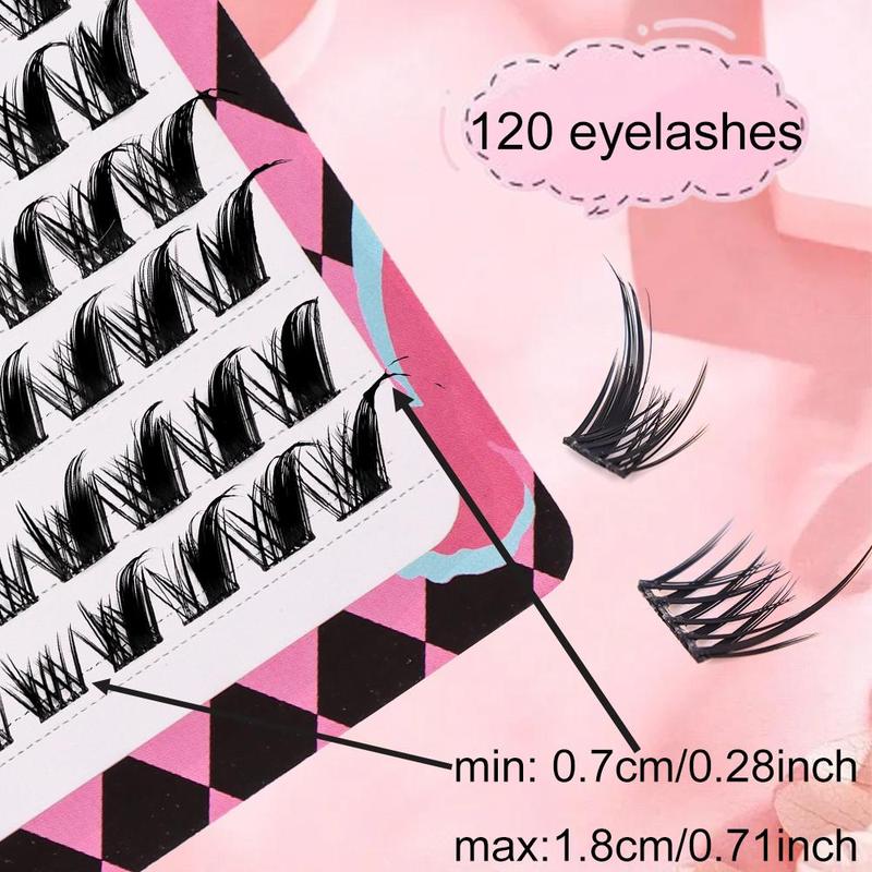 Mixed Length & Styles False Eyelashes Kit with Tools, 6 Boxes set Natural Look Eyelash Extensions, Self Grafting Curl Eyelashes, Eye Makeup Enhancement False Eyelashes for Women & Girls, Christmas, Christmas Gift