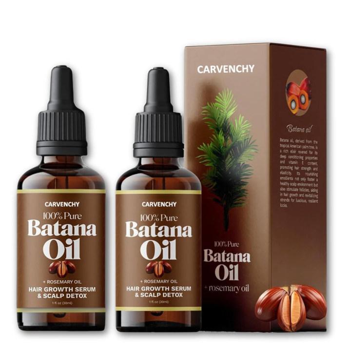 CARVENCHY Batana Oil with Rosemary for Hair - Nourish Scalp for Strong & Healthy Hair, Organic Batana Oil with Rosemary (30 mL) Haircare Rosemary Oil