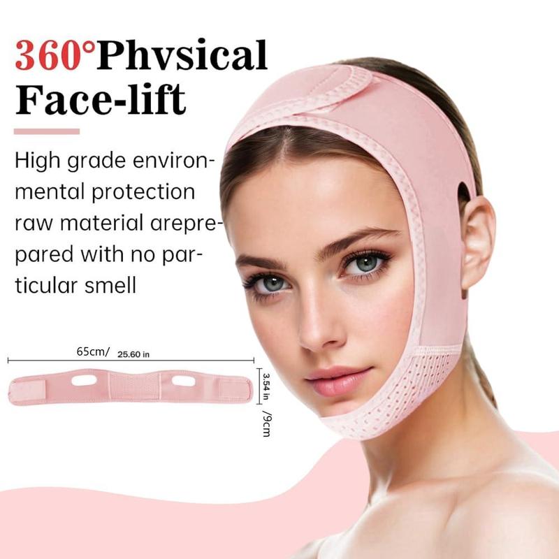 Face Lifting Bandages, 2 Counts Sleeping Face Bandages, Double Chin Lifting Bandages, V-shaped Face Lifting Bandages, Skin Care Tools, Face Care Products