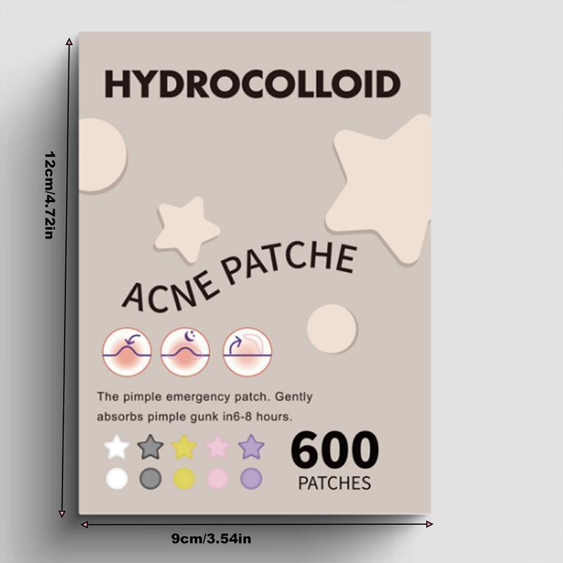 Star Shaped Hydrocolloid Acne Patch, 1 Box Acne Covering Patch, Daily Skincare Product for Women & Men, Christmas Gift