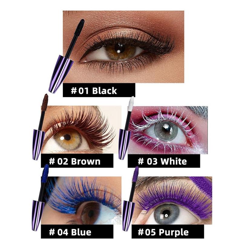 Waterproof Long-lasting Mascara, 1 Count Natural Curl Eyelashes Mascara, Eye Lashes Lengthening & Styling Curling Mascara Stick, Professional Eye Enhancement Makeup Products