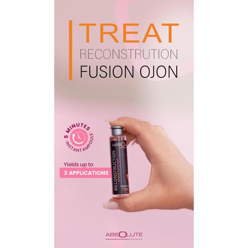 Fusion Ojon Treat Reconstruction Ampoule Organic Hair Nutrition