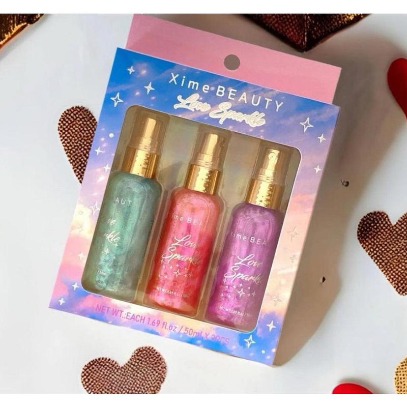 Love Sparkle XIME Beauty Glitter Body Spray 2 Color Sets Available