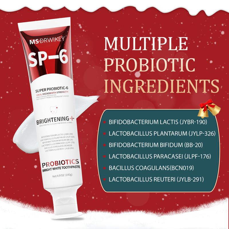 MSDRWIKEY Christmas Limited-Time Offer: Buy 3 Toothpastes, Get 1 Free! Choose Your Perfect Combination to Suit Your Needs!