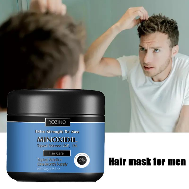 Men's Extra Strength Hydrating Hair Mask, Moisturizing Hair Mask for Split Ends, Frizz Hair, Reducing Heat, Sun, Colouring Damage, Christmas Gift