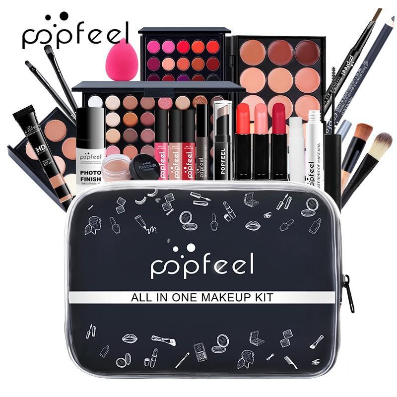 Makeup Set, All-in-one Makeup Kit Including Eyeshadow, Eyeliner, Lipstick, Concealer, Makeup Brush, Makeup Set for Beginners