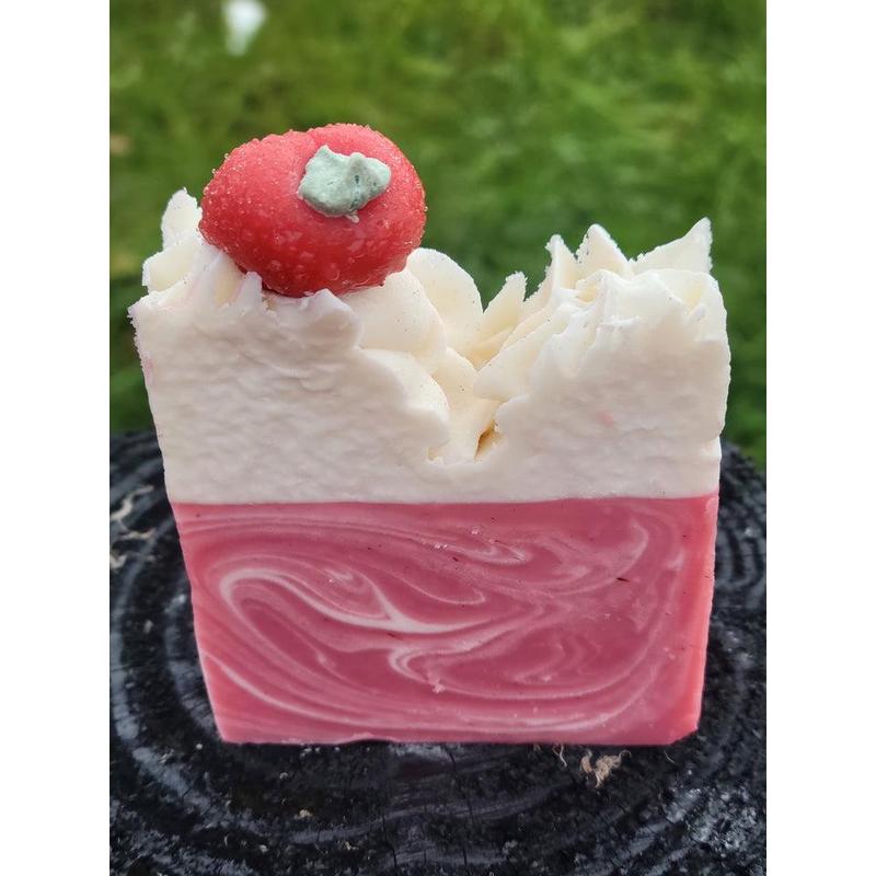 Winter Candy Apple Goat Milk Soap | Handmade, Paraben-Free, Natural Soap for Dry Skin, Eczema Relief