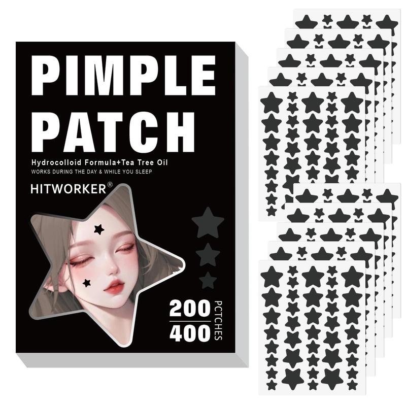 Hydrocolloid Acne Pimple Patches, 400pcs set Mixed Size Strong Adhesion Spot Sticker for Covering Face and Skin Blemishes, Beauty & Personal Skincare Product