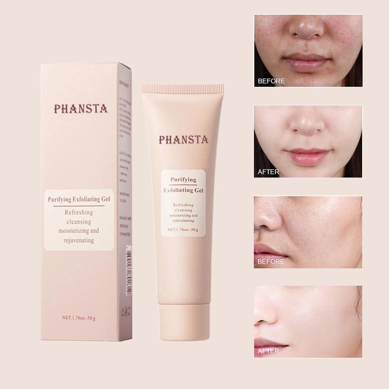 Phansta Exfoliating Exfoliating Exfoliating Facial Exfoliating Cleansing Pore Gel nourishing vegan Skincare Skin Repair[OUA05-A020-50-PK1]