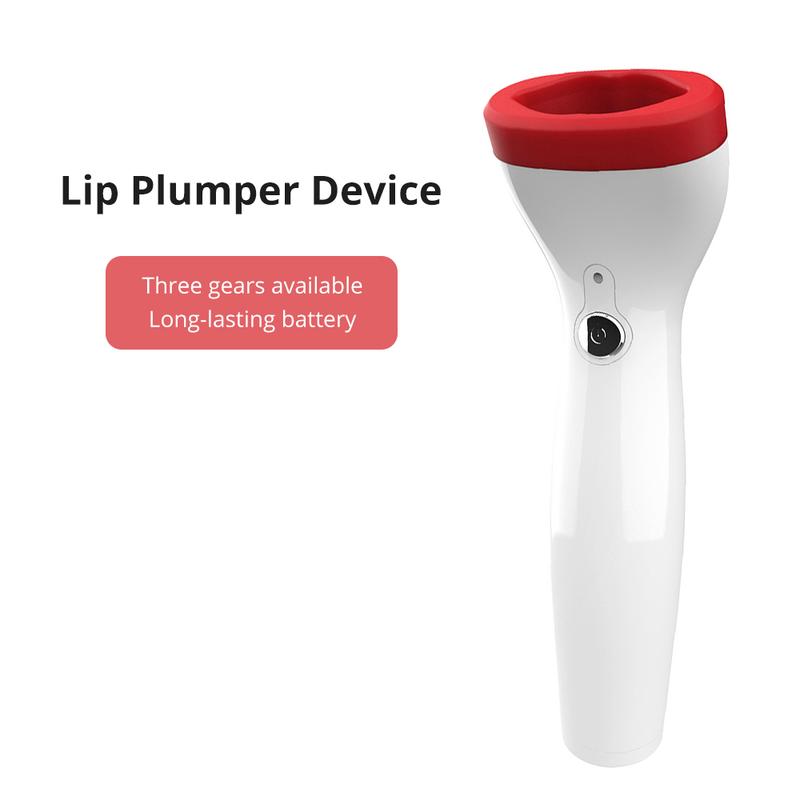 UNOISETION Electric Lip Plumper Tool, Lip Suction Plumper Device Tool, Automatic Lip Plumpers Electric Lip Enhancer Fuller Device 3 Strength USB Charging Lip Thicker Tool