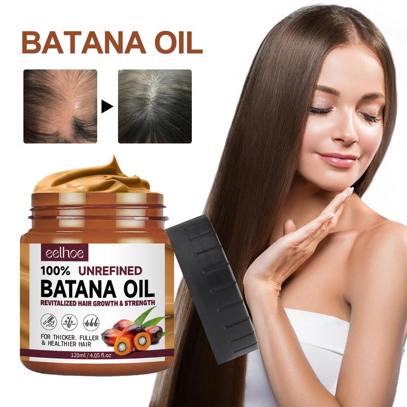 EELHOE Batana Oil for Hair Growth - 120ml, Natural Hair Treatment for Scalp and Hair, Repairs Damaged Hair & Skin, Reduces Hair Loss Haircare Repairing Comfort Frizz unrefined batana