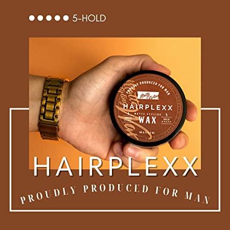 Hairplexx Bundle of Sea Salt Volume Spray and Matte Wax - Lightweight Spray with Natural Volume Look, Matte Wax to Improve Hair Texture - Paraben Free