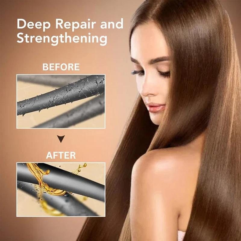 Collagen Hair Oil repairs split ends, improves hair texture, moisturizes and softens hair serum