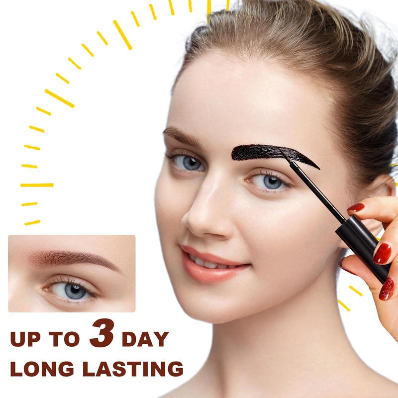 ELAIMEI Tattoo Eyebrow Gel Makeup Waterproof Lasting Eye Brow Enhancers Liquid Gel 3pcs