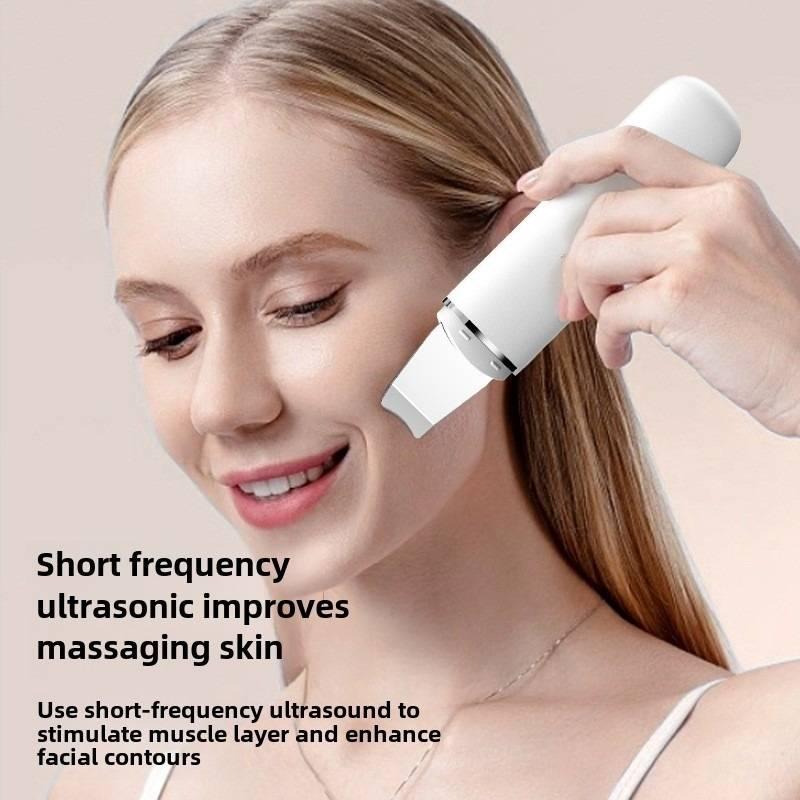 Ultrasonic Blackhead Cleaner, Rechargeable Facial Skin Care Beauty Instrument, Deep Cleansing Facial Beauty Instrument for Women & Men