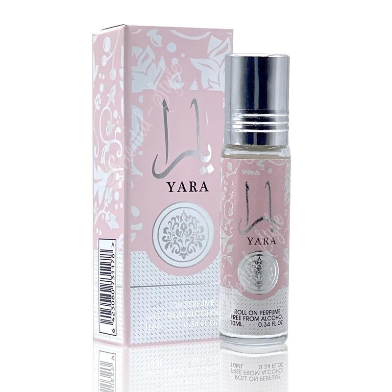 (Bundle Pack) 3.4oz Yara Perfume by Lattafa + 10ml Yara Roll-On Perfume Oil Fragrance Smooth